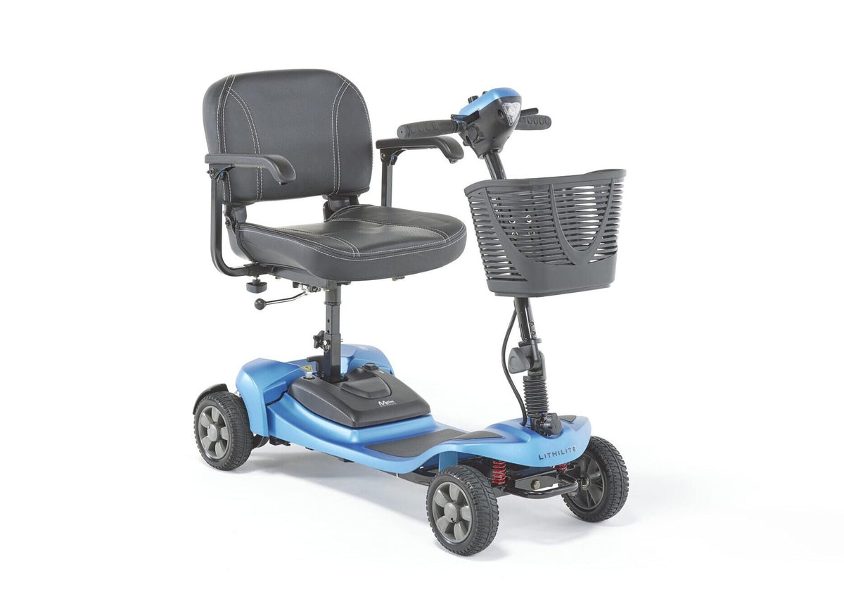 Motion Healthcare Lithilite Air Mobility Scooter in colour blue 