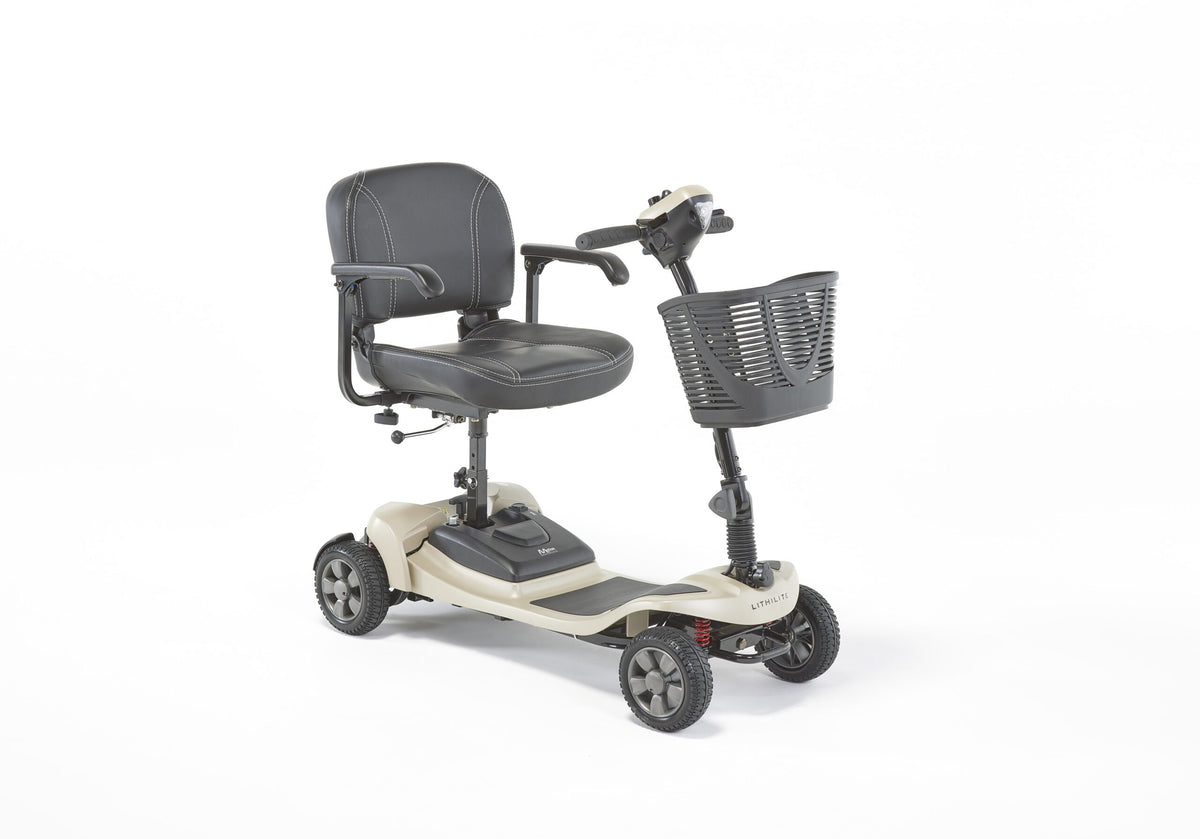 Motion Healthcare Lithilite Air Mobility Scooter in the colour sand