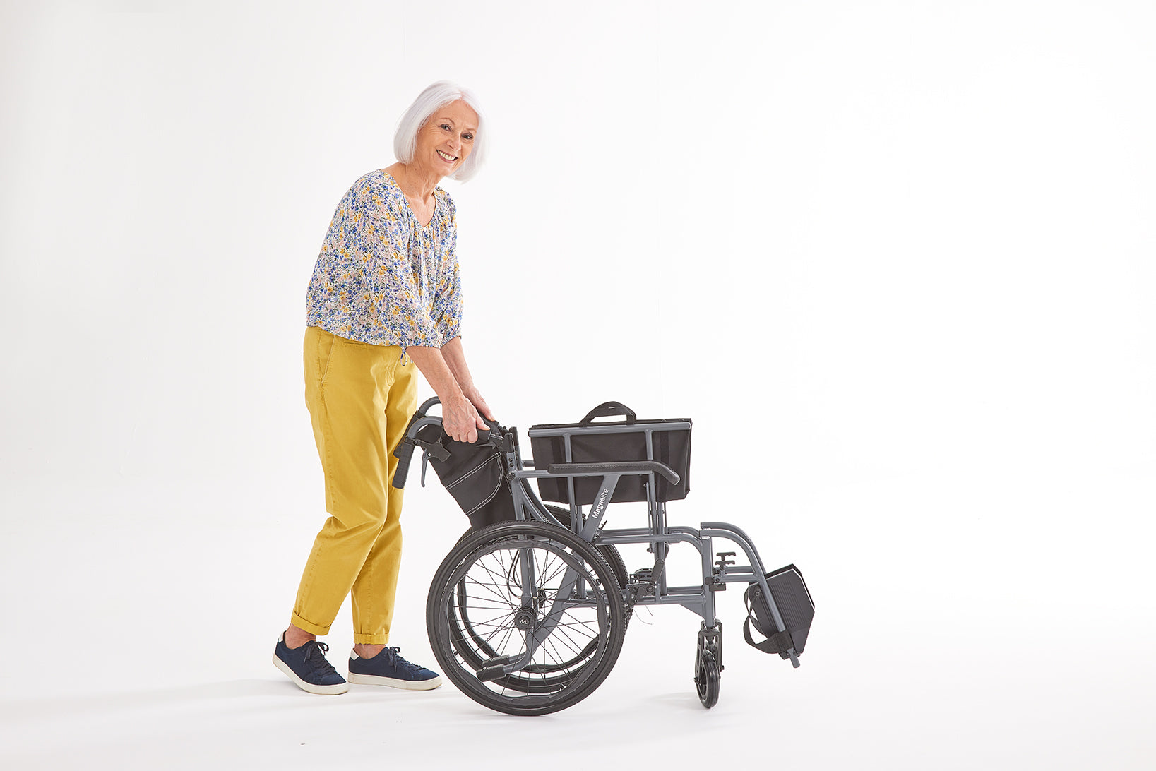 Motion Healthcare Magnelite | Folding Manual Wheelchair - Adapt Life