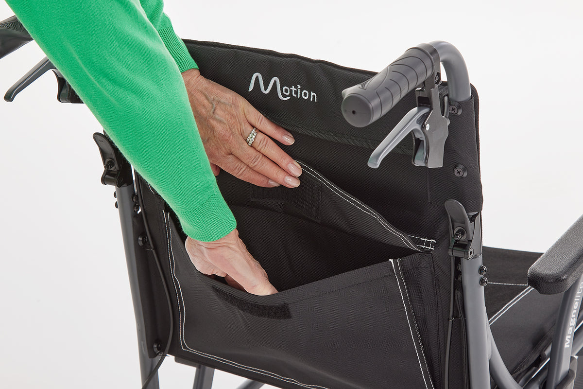 Motion Healthcare Magnelite Transit rear storage