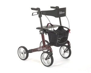 Motion Healthcare Vivus CF4 55 Rollator in carbon red