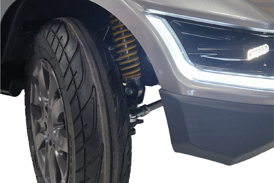 Motion Healthcare Xcursion Mobility Scooter All-round suspension & soft tyres for extra comfort