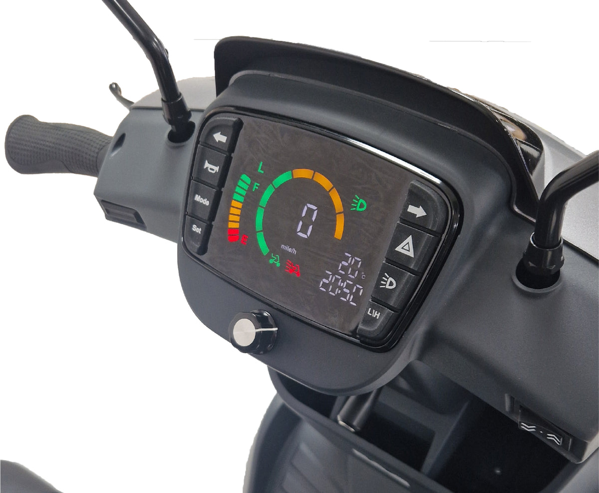 Motion Healthcare Xcursion Mobility Scooter Easy to use modern digital display