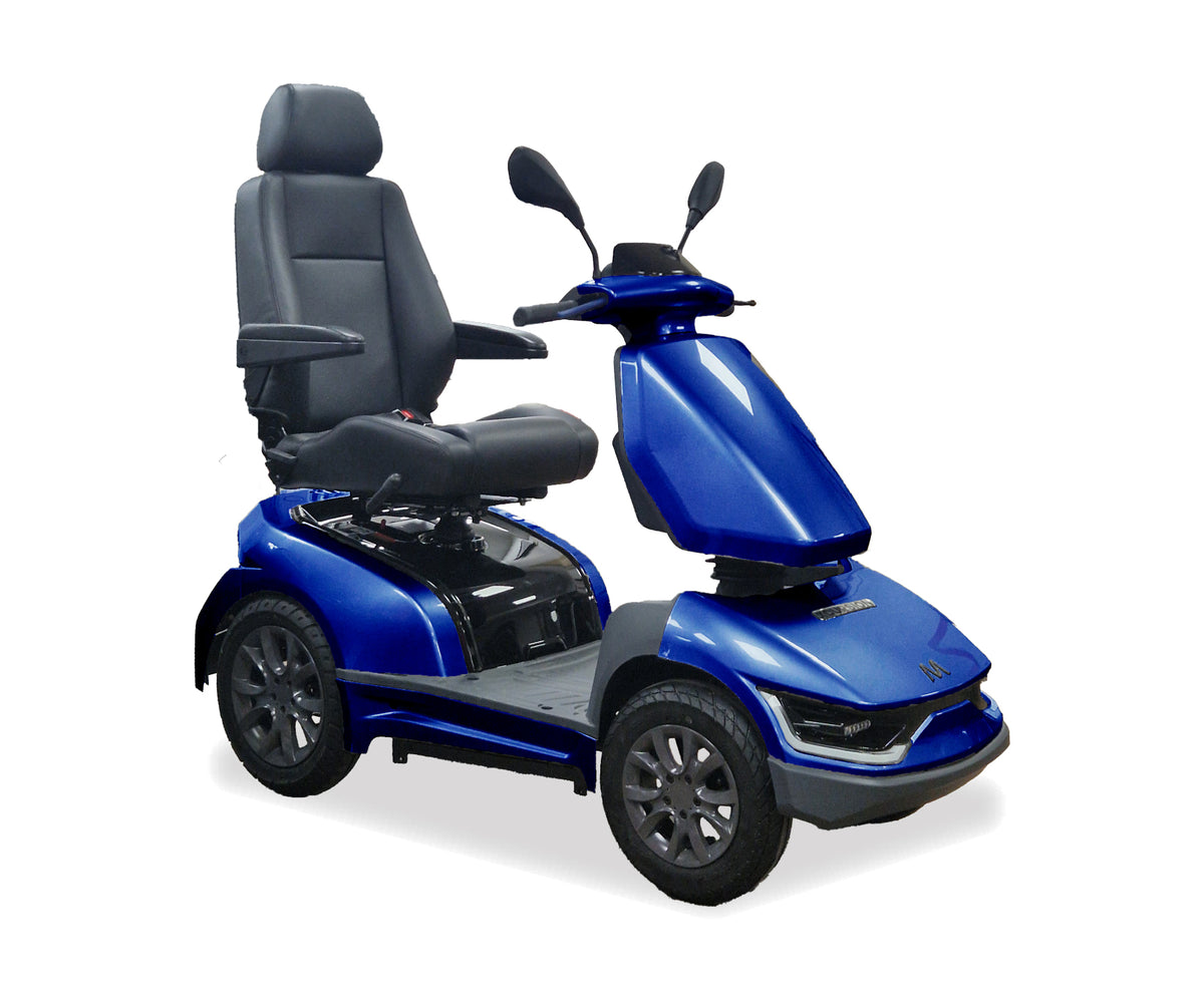 Motion Healthcare Xcursion Mobility Scooter in deep blue