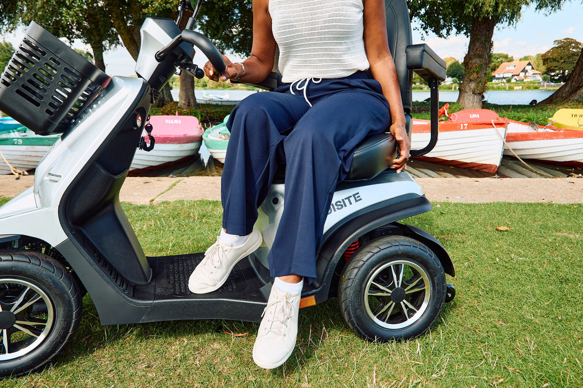 Motion Healthcare Xquisite Mobility Scooter Padded adjustable captain's seat