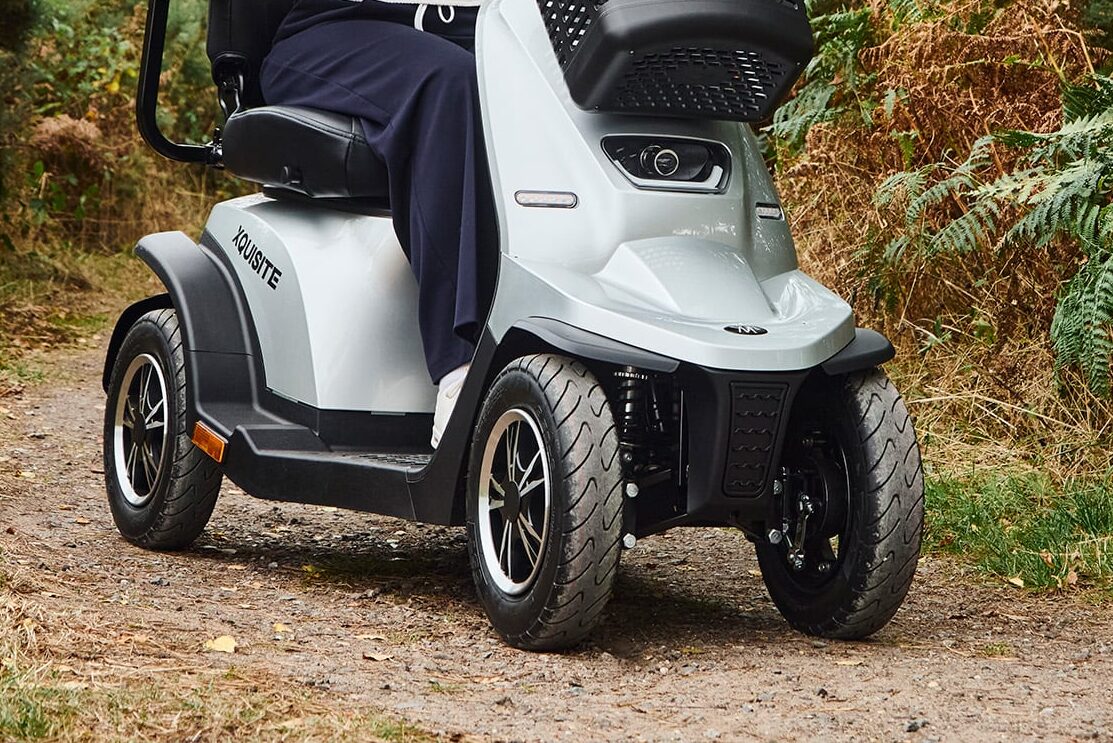 Motion Healthcare Xquisite Mobility Scooter Unmatched comfort with all round suspension and soft tyres