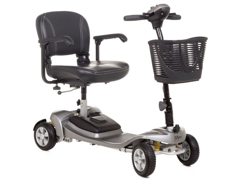 Motion Healthcare Alumina PRO, 4 Wheel, Lightweight, Electric Mobility Scooter with Lithium Battery grey 