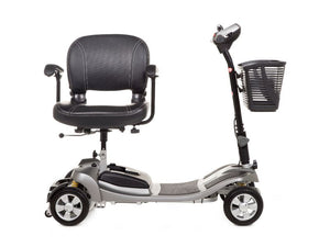 Motion Healthcare Alumina, lightweight Mobility Scooter, lithium battery, grey swivel chair