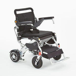 Silver Motion Healthcare Foldalite Powerchair Lightweight, Electric Folding Wheelchair Lithium Battery