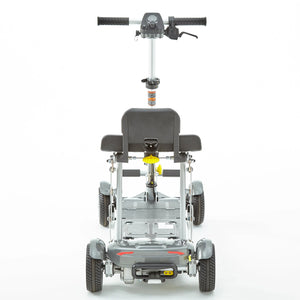 Motion Healthcare mLite, 4 Wheel, Lightweight, Folding Electric Mobility Scooter, grey Lithium Battery grey rear