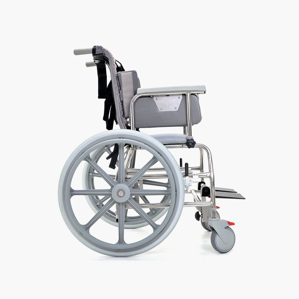 Osprey 500 Childrens Self Propelled Shower Chair Commode Side