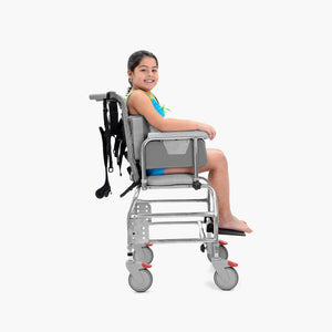 Osprey 510 Childrens Attendant Propelled Shower Chair Commode With Child