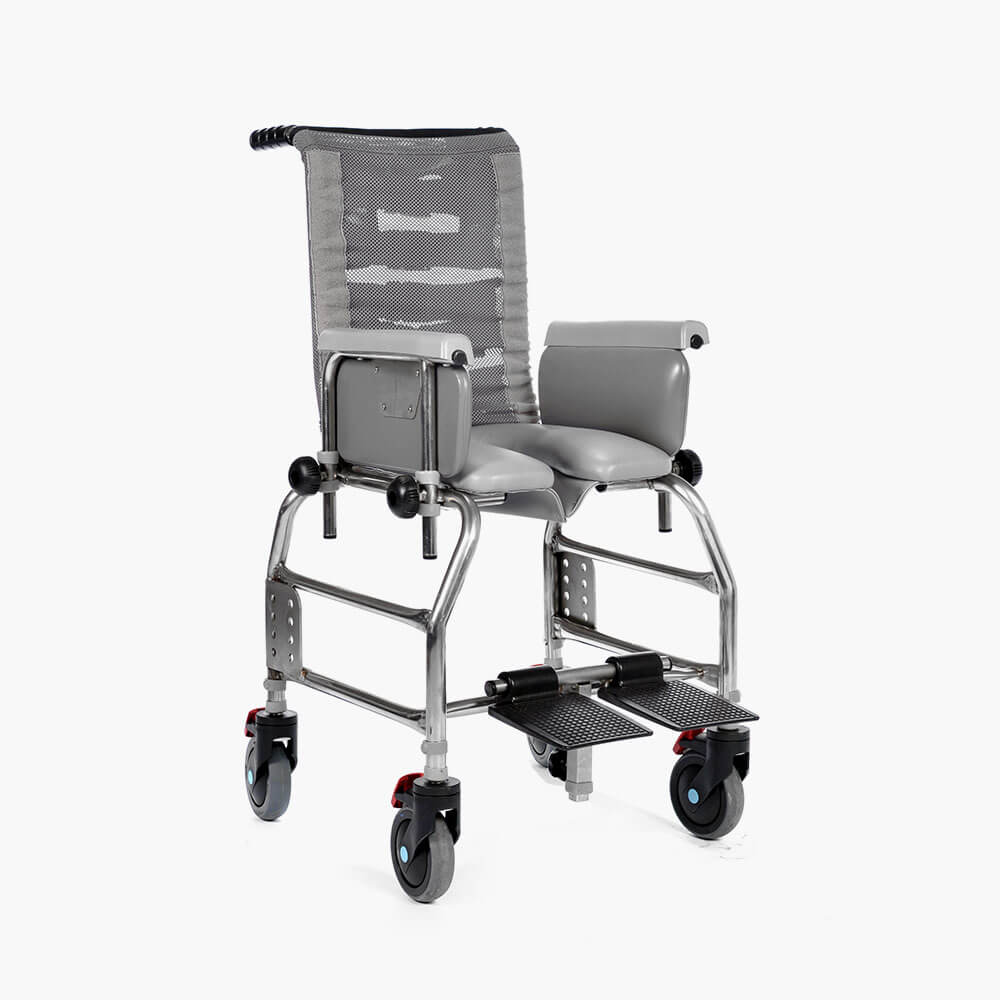 Osprey 510 Childrens Attendant Propelled Shower Chair CommodeSide