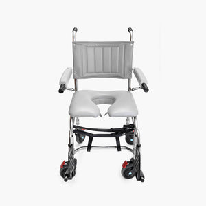 Osprey 710 Attendant Push Propelled Shower Chair Commode front