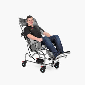Osprey 981 Electric Tilt in Space Shower Chair Commode With Adult