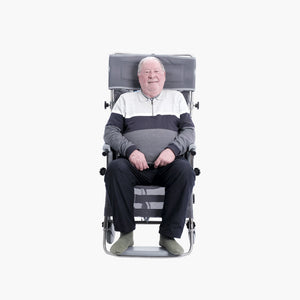 Osprey Extra Large Electric Tilt-in-Space Shower Chair in use