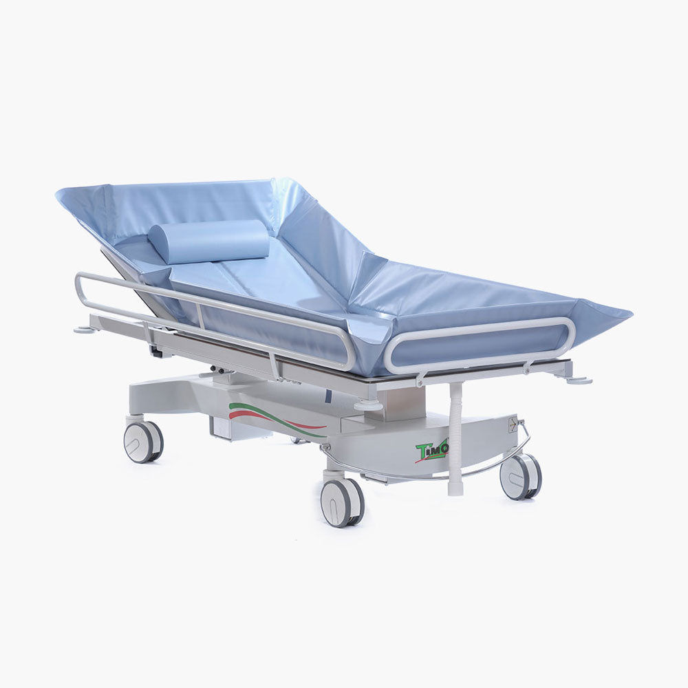 Osprey Heavy Duty Shower Trolley 300kg Safe Load and Extra Wide Comfort for Easy Disabled Client bathing