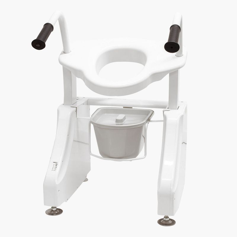 Osprey Toilet Raiser. Height Adjustable Frame for Easy Toilet Access and Compatibility with Geberit Mera Wash Dry Toilet wit bucket commode