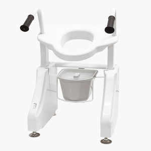 Osprey Toilet Raiser. Height Adjustable Frame for Easy Toilet Access and Compatibility with Geberit Mera Wash Dry Toilet wit bucket commode