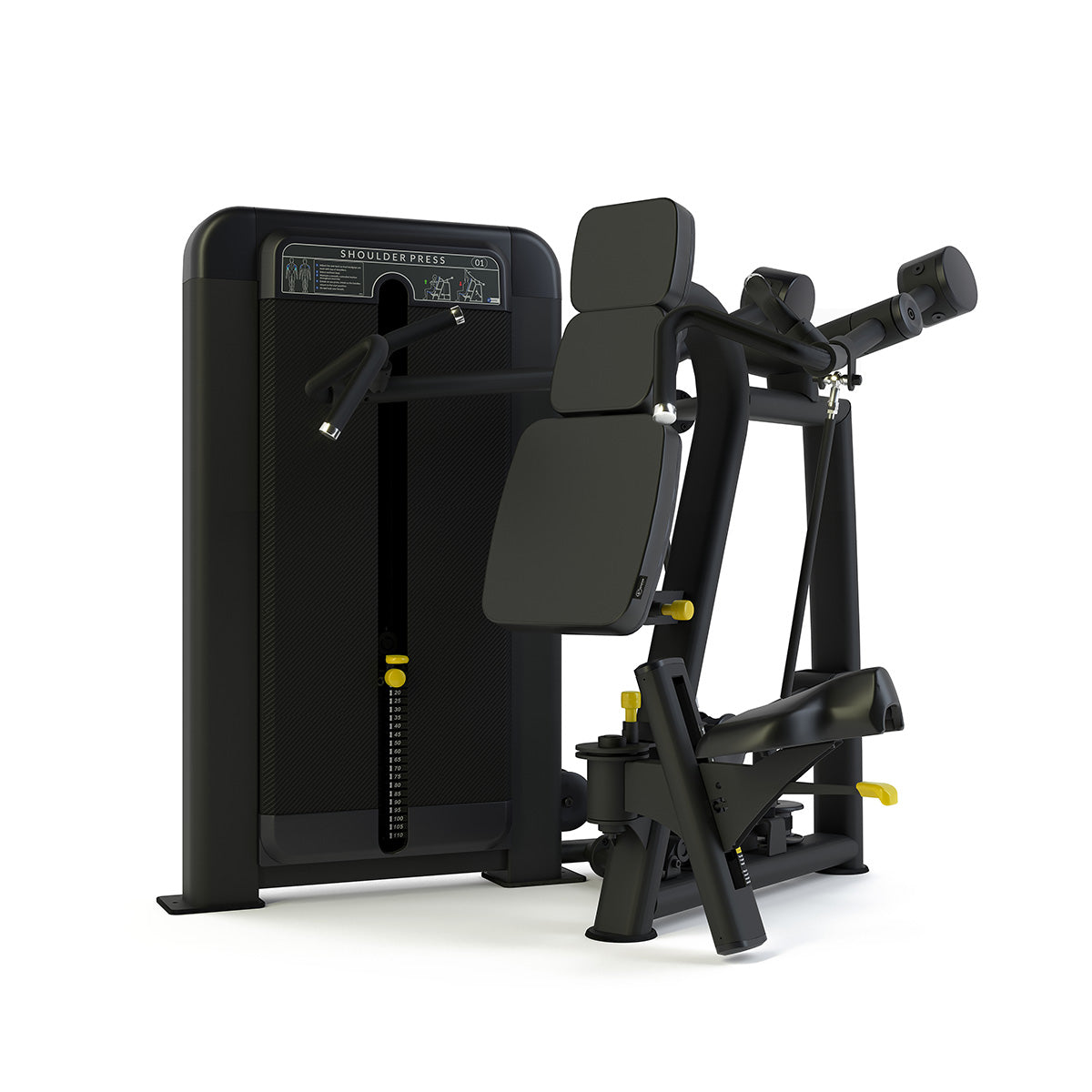 Pulse Fitness Shoulder Press with Converging Axis
