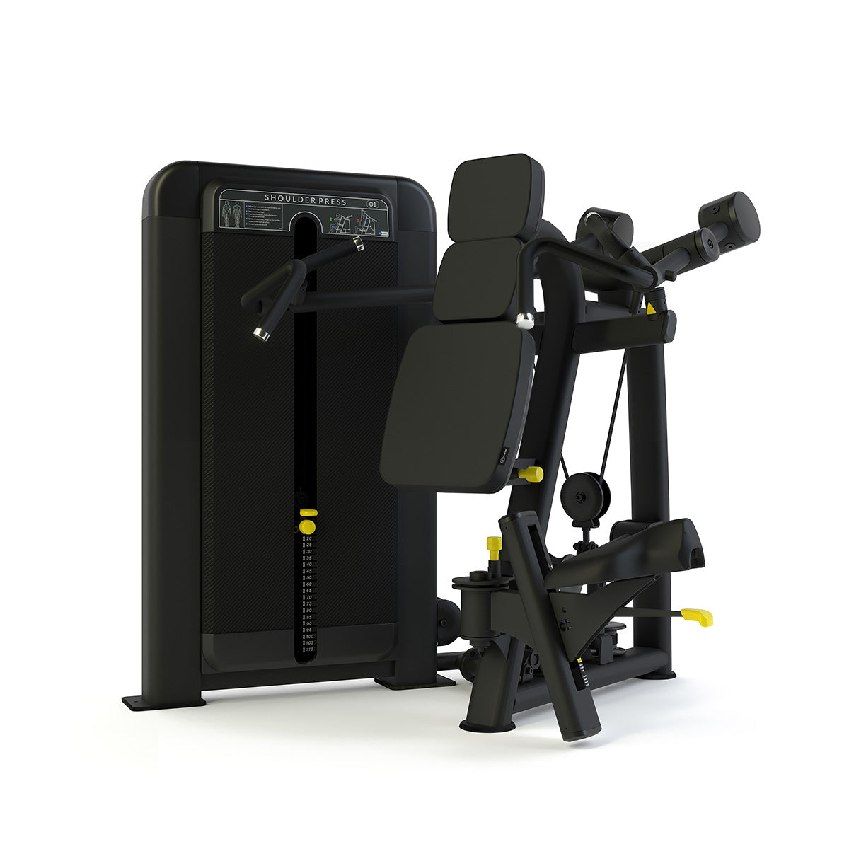 Pulse Fitness Shoulder Press with Converging Axis/Independent Arm
