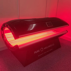 Pure Wellness Co The Pure Red Lie Down Red Light Therapy in a clinic