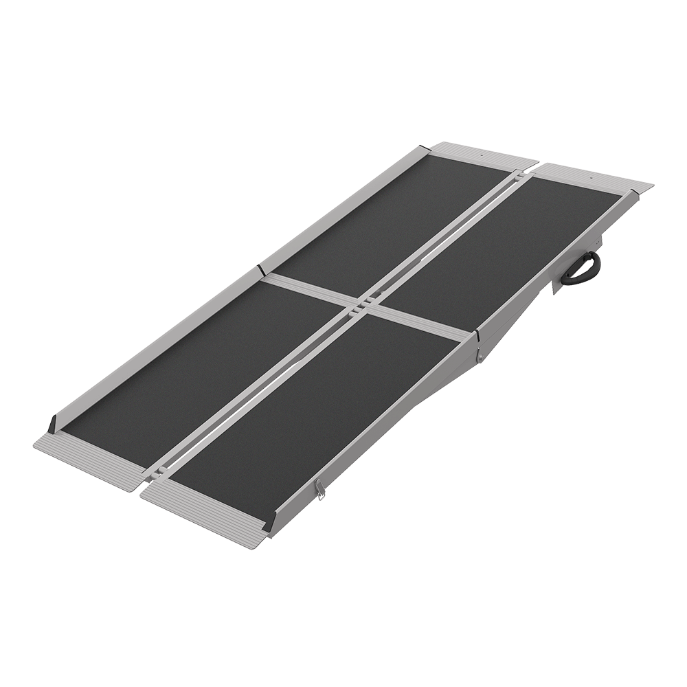 Rehasense | Broadband Defrag Ramp Set 2 | Ideal for Safe Accessibility in All Weather Conditions Unfolded Position