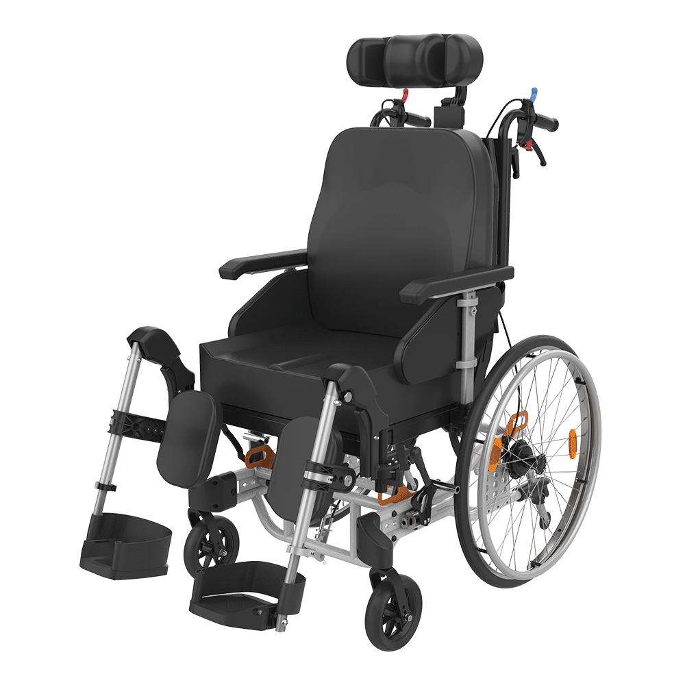 Rehasense | Icon 125 Comfort Wheelchair | Exceptional Seating Comfort SW 41 Front Left