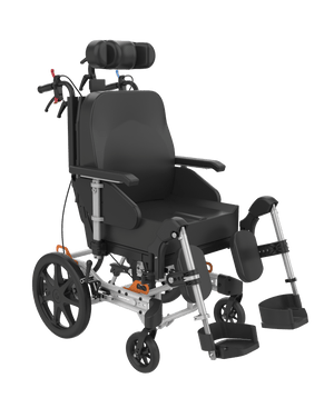 Rehasense | Icon 125 Comfort transit Wheelchair | Exceptional Seating Comfort SW 41 Front Right