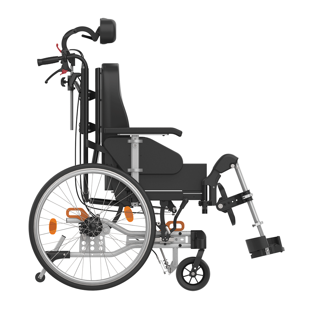 Rehasense | Icon 125 Comfort Wheelchair | Exceptional Seating Comfort SW 51 Right Side
