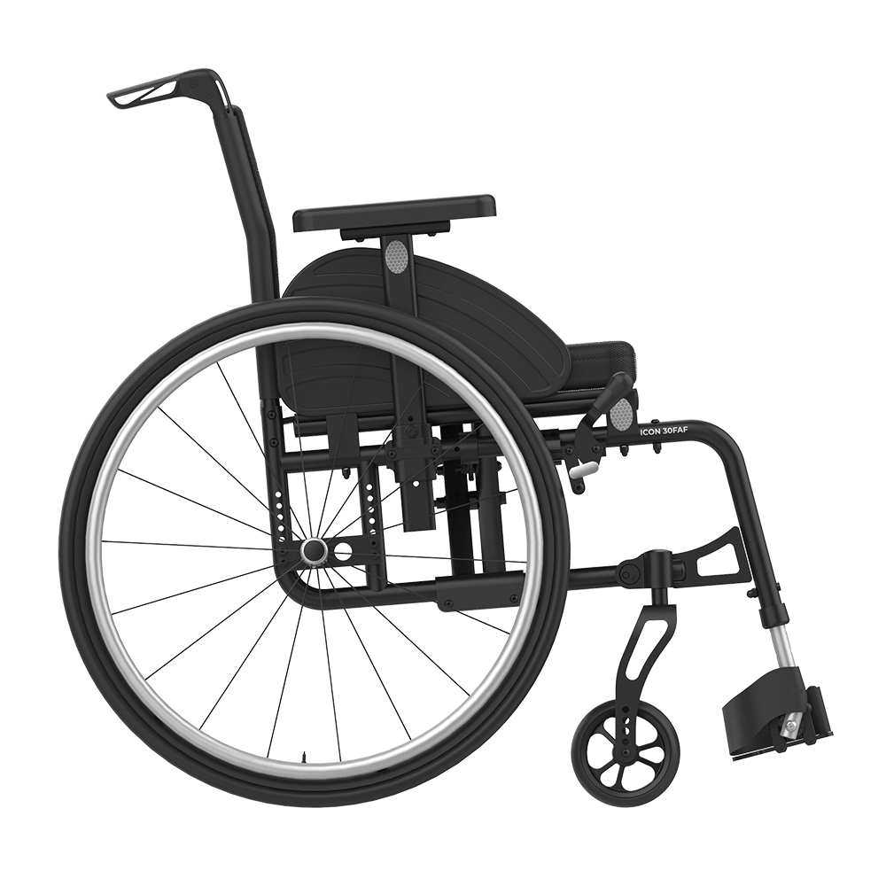 Rehasense | Icon 30 FAF | The Ultimate Foldable Semi-Active Wheelchair Right Side