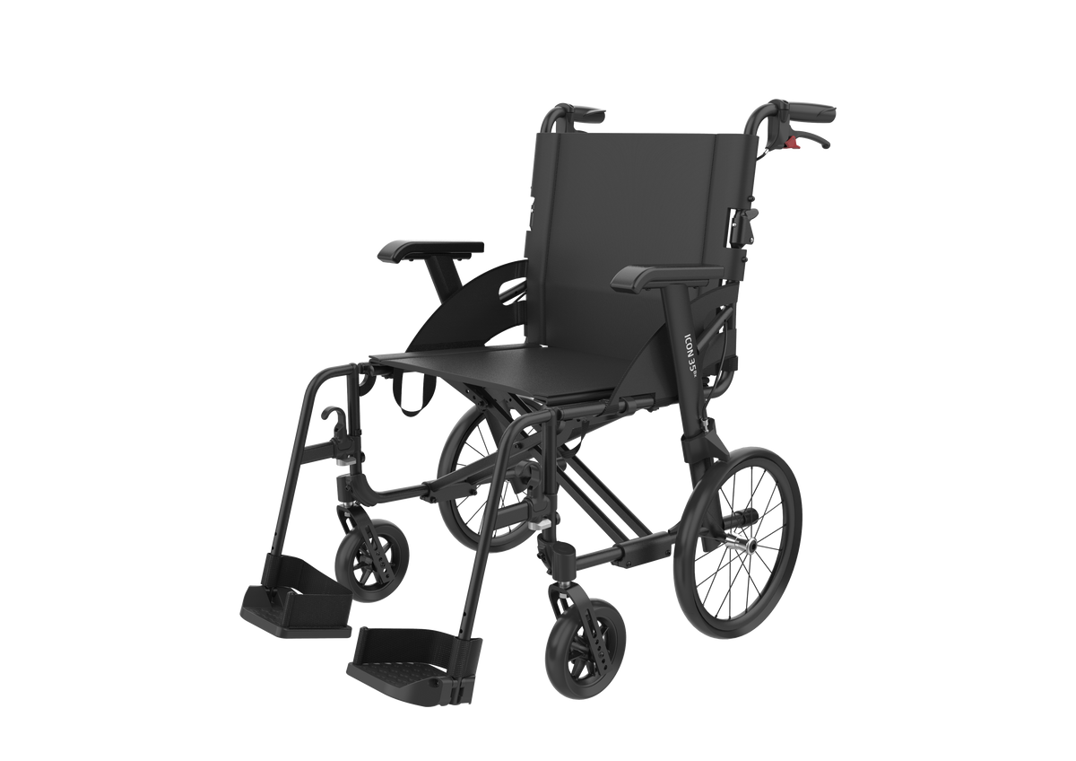 Rehasense Icon 35 BX Wheelchair in Black