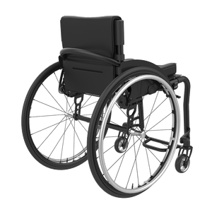 Rehasense | Icon 60 Active Wheelchair | Personalised Comfort and Sporty Experience Black Back Right
