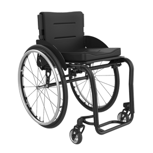 Rehasense | Icon 60 Active Wheelchair | Personalised Comfort and Sporty Experience Black Front Right