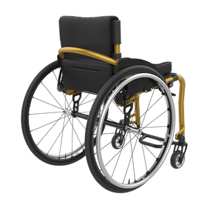 Rehasense | Icon 60 Active Wheelchair | Personalised Comfort and Sporty Experience Gold Back Right