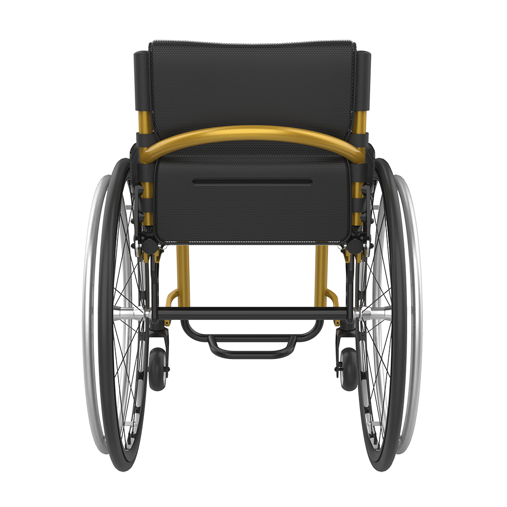 Rehasense | Icon 60 Active Wheelchair | Personalised Comfort and Sporty Experience Gold Back