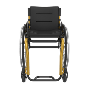 Rehasense | Icon 60 Active Wheelchair | Personalised Comfort and Sporty Experience Gold Front