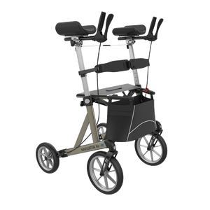 Rehasense | Navigator Air Rollator Range | Rotatable and Comfortable Champagne Right Front
