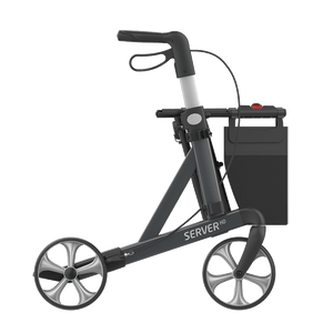 Rehasense | Server HD Rollator Range | Robust Design for Enhanced Safety and Comfort Grey Right Side