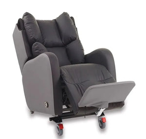 Repose Boston Porter Express Chair in Grey reclined