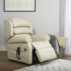 Repose Olympia Rise and Recline Armchair with Duel Motor or Tilt in Space Riser. Recliner Chair for Elderly, Bariatric and Disabled with leather look fabric