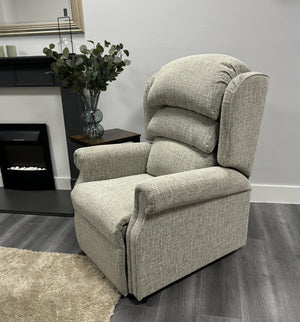 Repose Rimini Stock Rise And Recline Chair in a living room