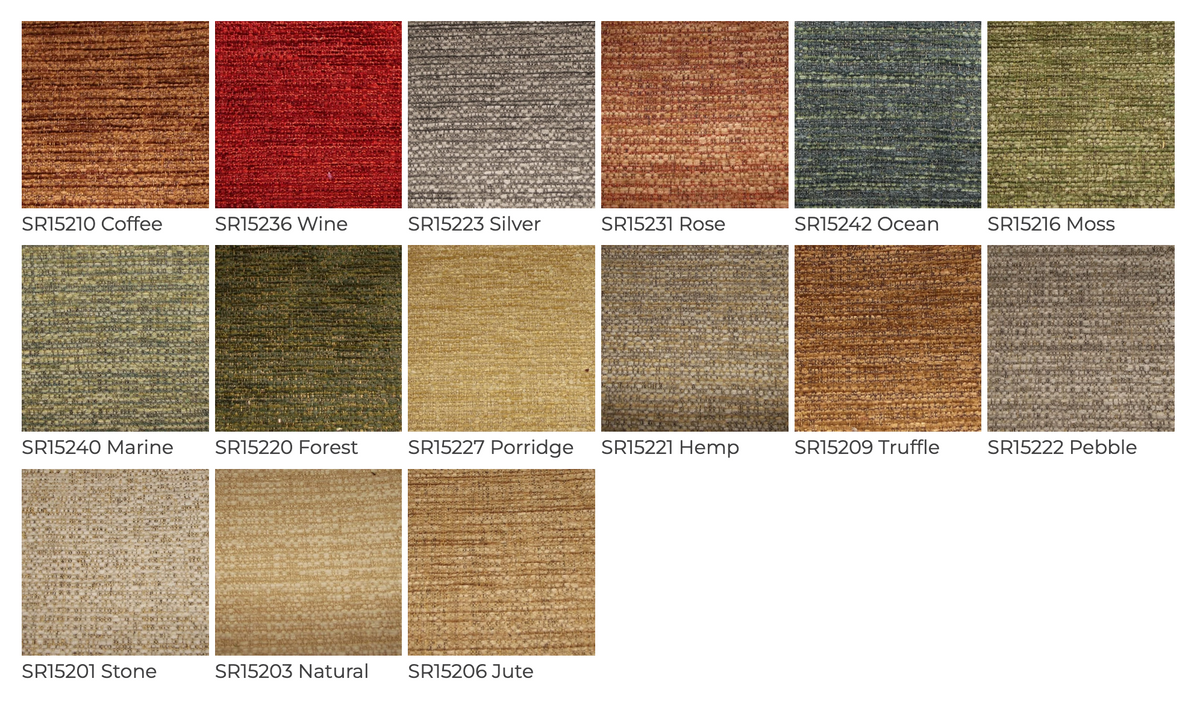 Repose chair fabric colour chart