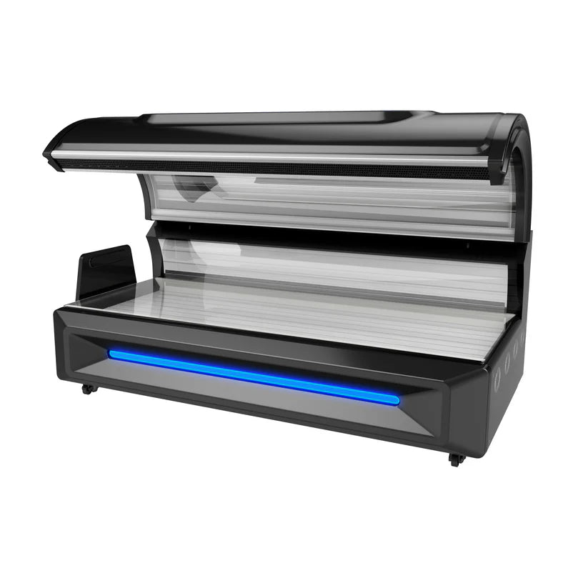 Revive Co Revive Bed Elite Pro Red Light Therapy in black opened tilted view