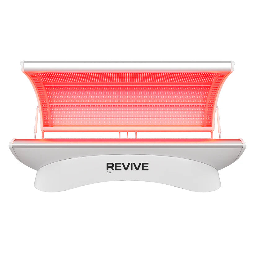Revive Co Revive Bed Lite Red Light Therapy in white opened front view