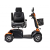 Excel Roadster DX8 Deluxe orange mobility scooter swivel chair