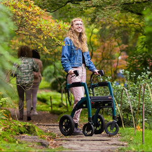 Rollz Motion Performance Rollator Wheelchairs in use