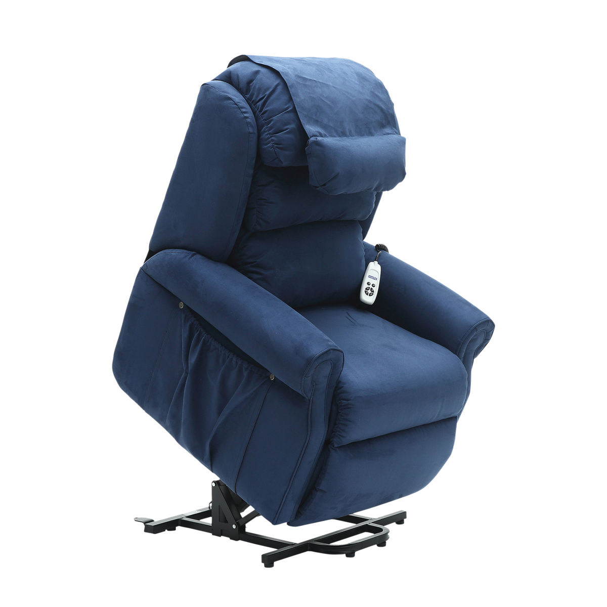 Blue Aidapt Sandfield | Rise and Recline Dual Motor Armchair Risen