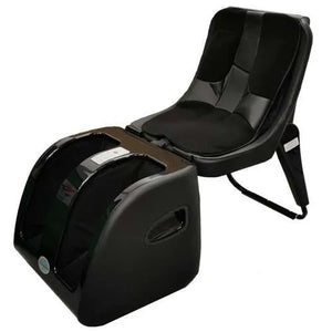 Sasaki 1 Series 3D Transformer Cube Massage Chair and leg massager in black