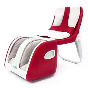 Sasaki 1 Series 3D Transformer Cube Massage Chair and leg massager in red